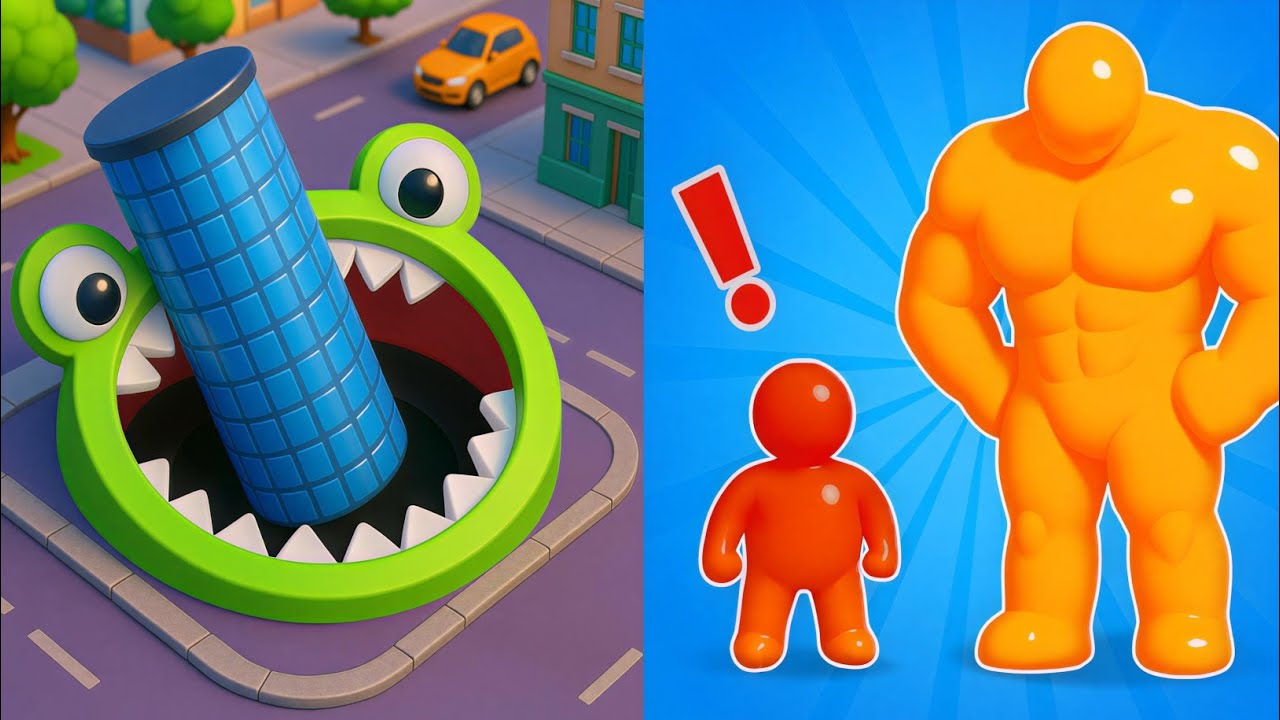 Max Level Unlocked Hole.Io VS Tall Man Run 💥 (2026 Update) 