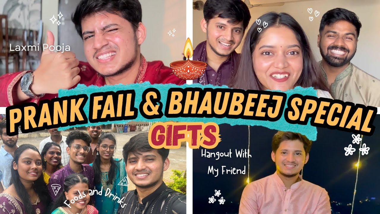 Funniest Diwali with Friends 😂🔥 | Bhaubeej Special prank ❤️✨| Shivani Yash Mathadhikari | Gaurang