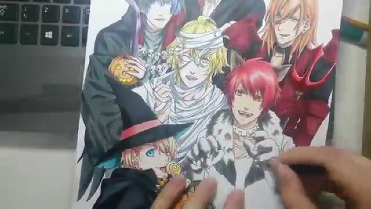 Speed Drawing - STARISH (Uta no Prince-Sama!) - HALLOWEEN