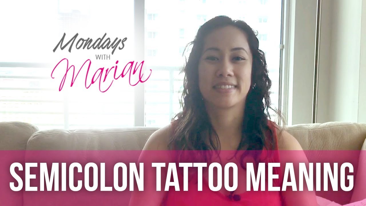 MWM - The Meaning of my Semicolon Tattoo