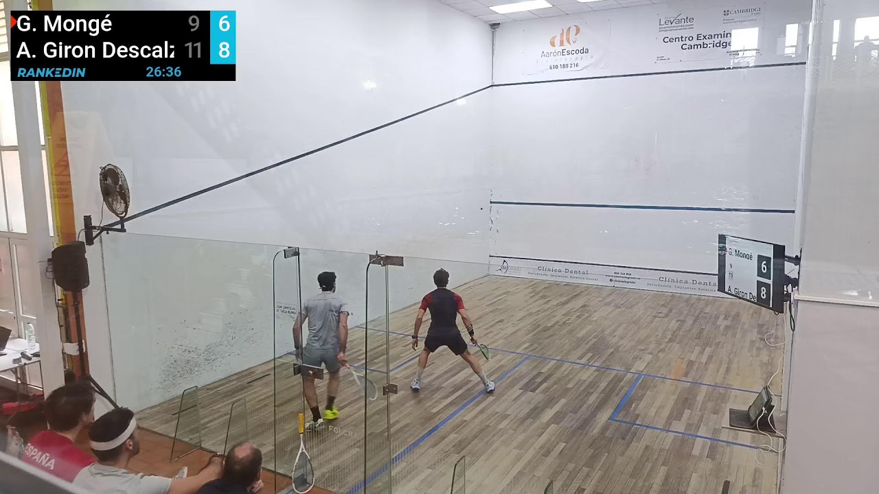 Court Pista Central - 1ª PRUEBA AUTONÓMICA SQUASH COMUNIDAD