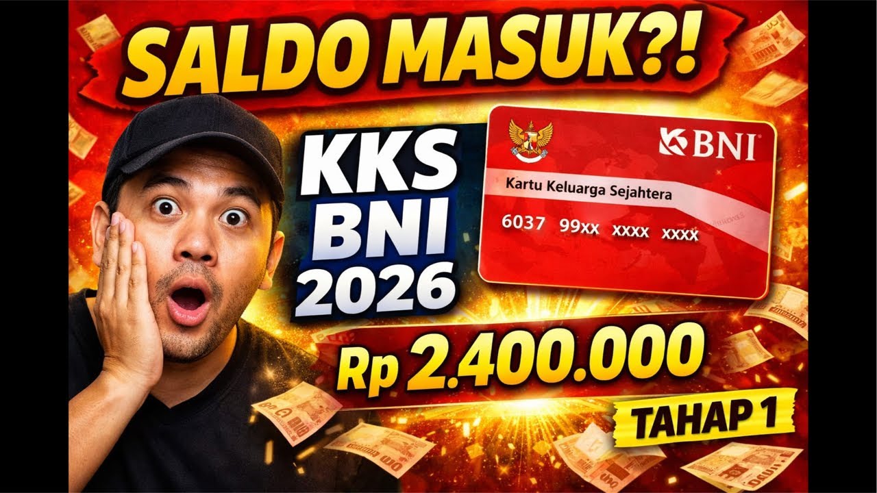 CEK SALDO PKH & BPNT KKS BNI TAHAP 1 2026 ‼️ SALDO MASUK PAGI INI? JANGAN KETINGGALAN!
