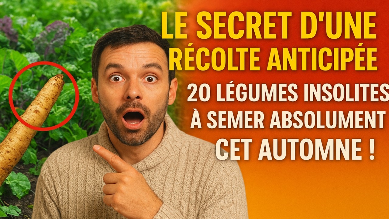 LE SECRET D'UNE R&Eacute;COLTE ANTICIP&Eacute;E : 20 L&Eacute;GUMES INSOLITES &Agrave; SEMER ABSOLUMENT CET AUTOMNE !