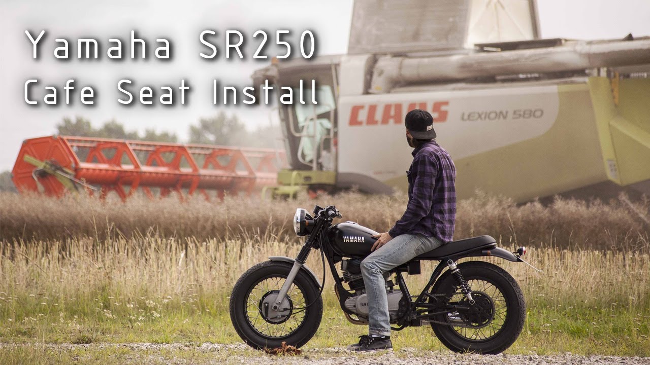Yamaha SR250 Classic Jadus Seat Install - Frame Bracket Relocation