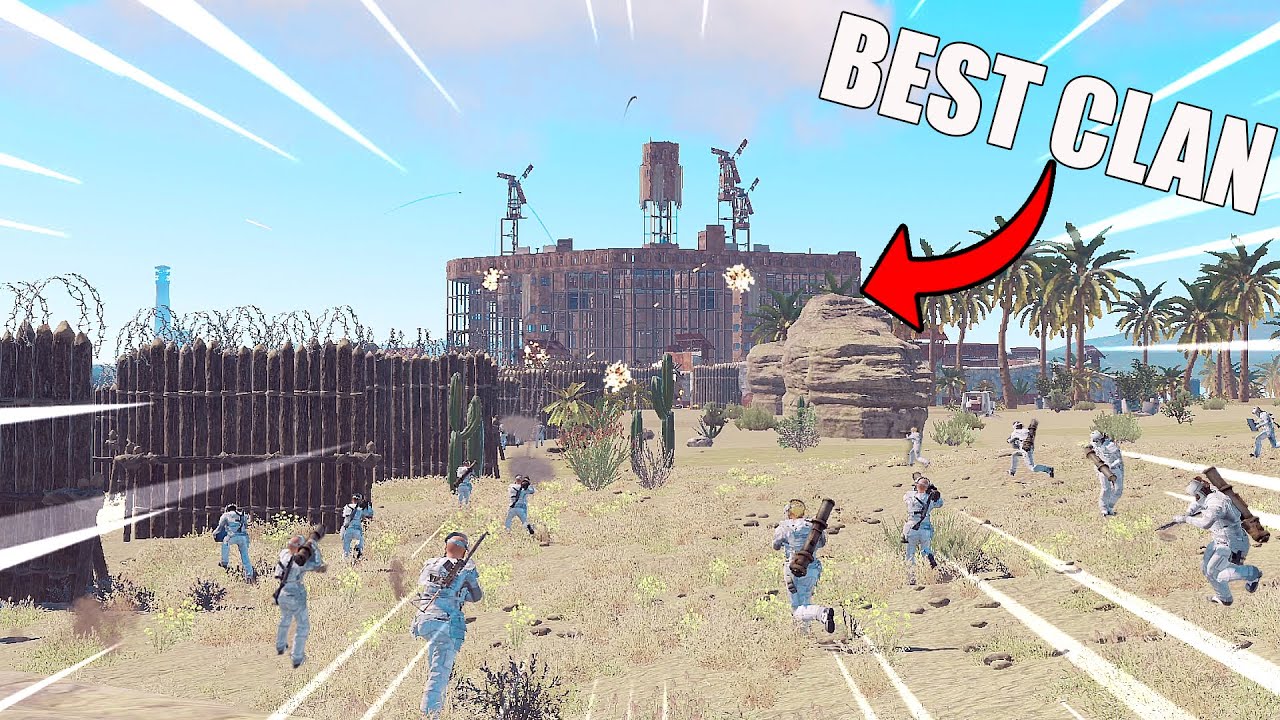 Can 100 Players Defeat the BEST Clan in Rust?