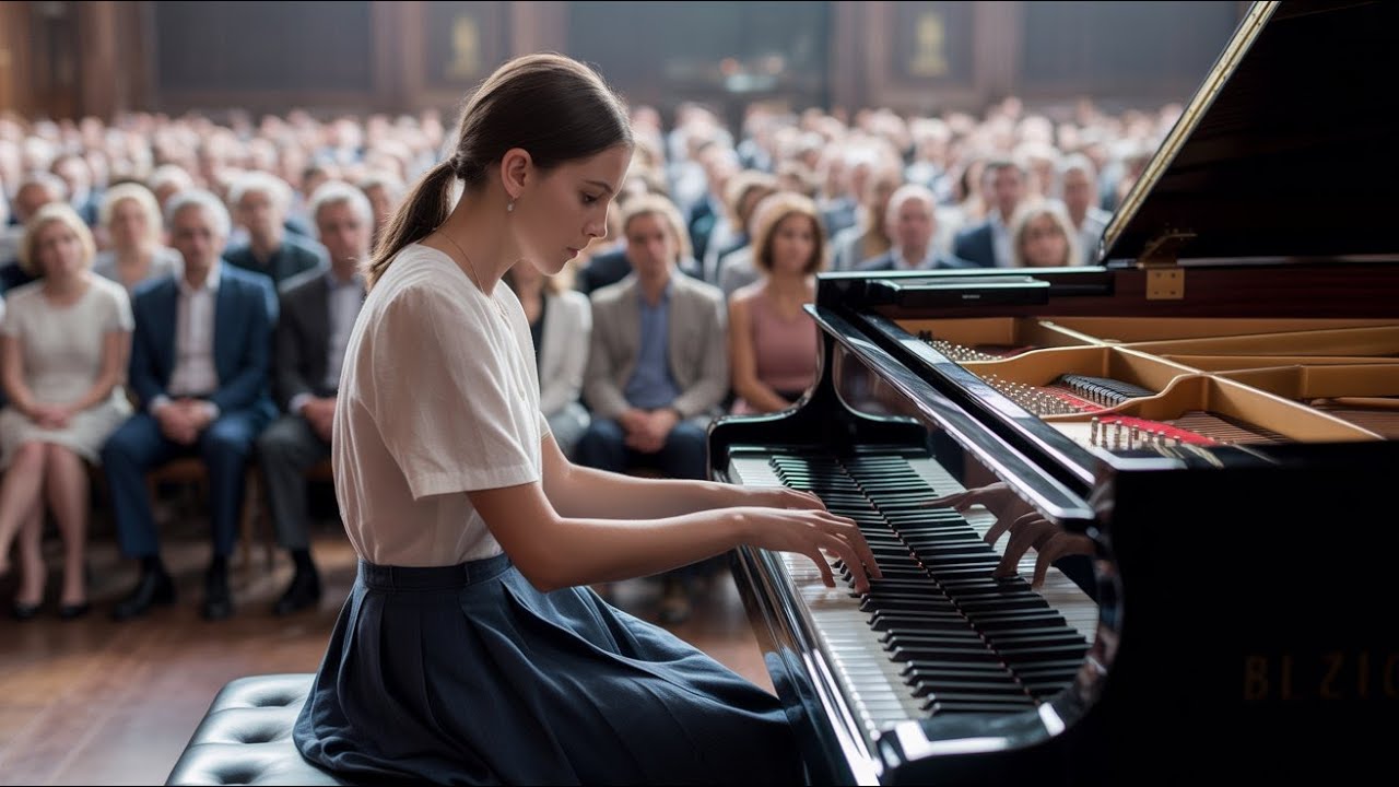 “Just Play Something Easy,” They Said — The Crowd Went Silent 😶🎹...