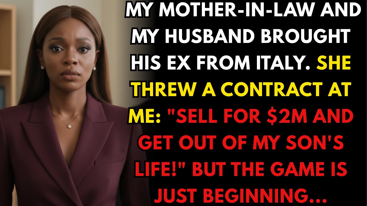 My mother-in-law brought my husband's ex. They offered me $2M for my $50M company… and then…
