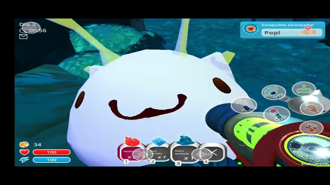 Jogando slime rancher