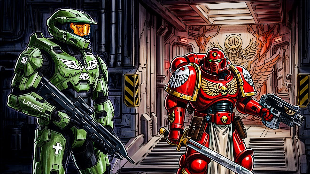 What If Master Chief Joined The Space Marines In Warhammer 40K?