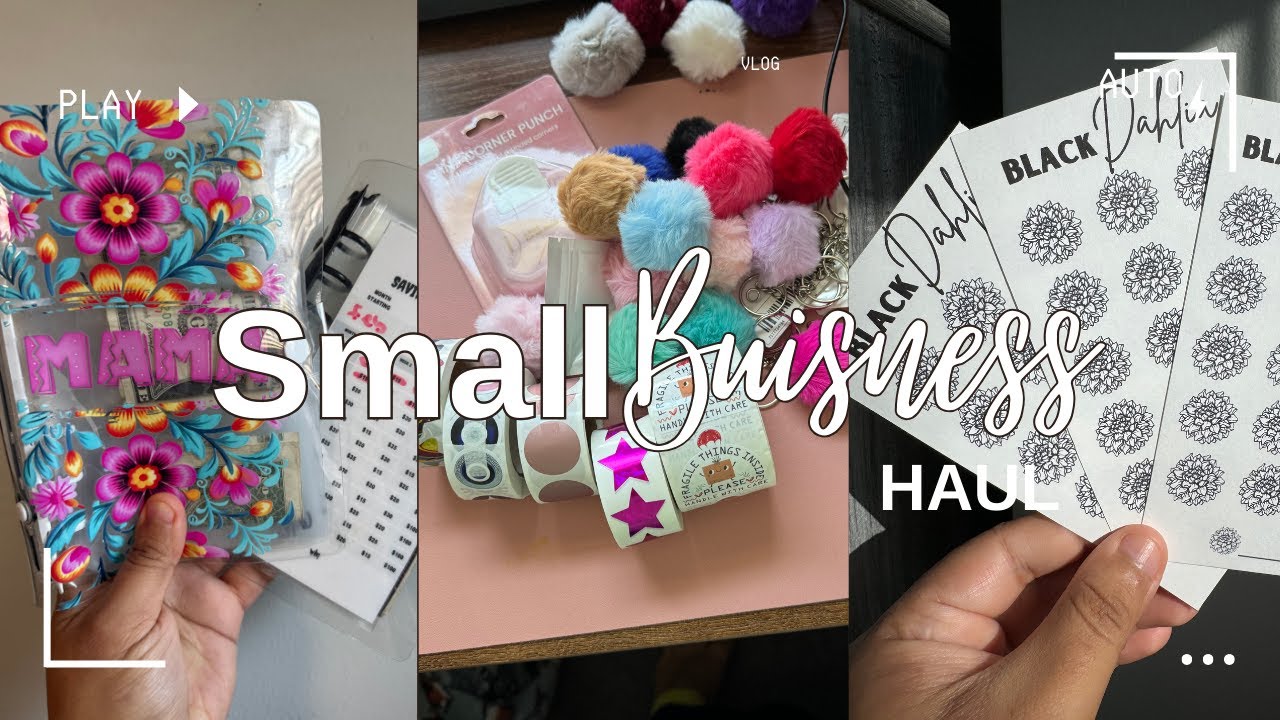 Small Buisness Haul  | Etsy Shop Haul |