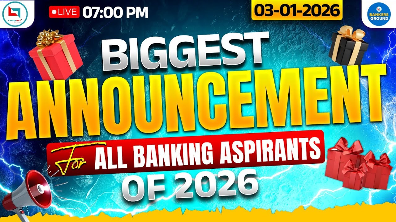 Biggest Banking Announcement 2026 | All Banking Aspirants Must Watch | All Bank Exam Preparation