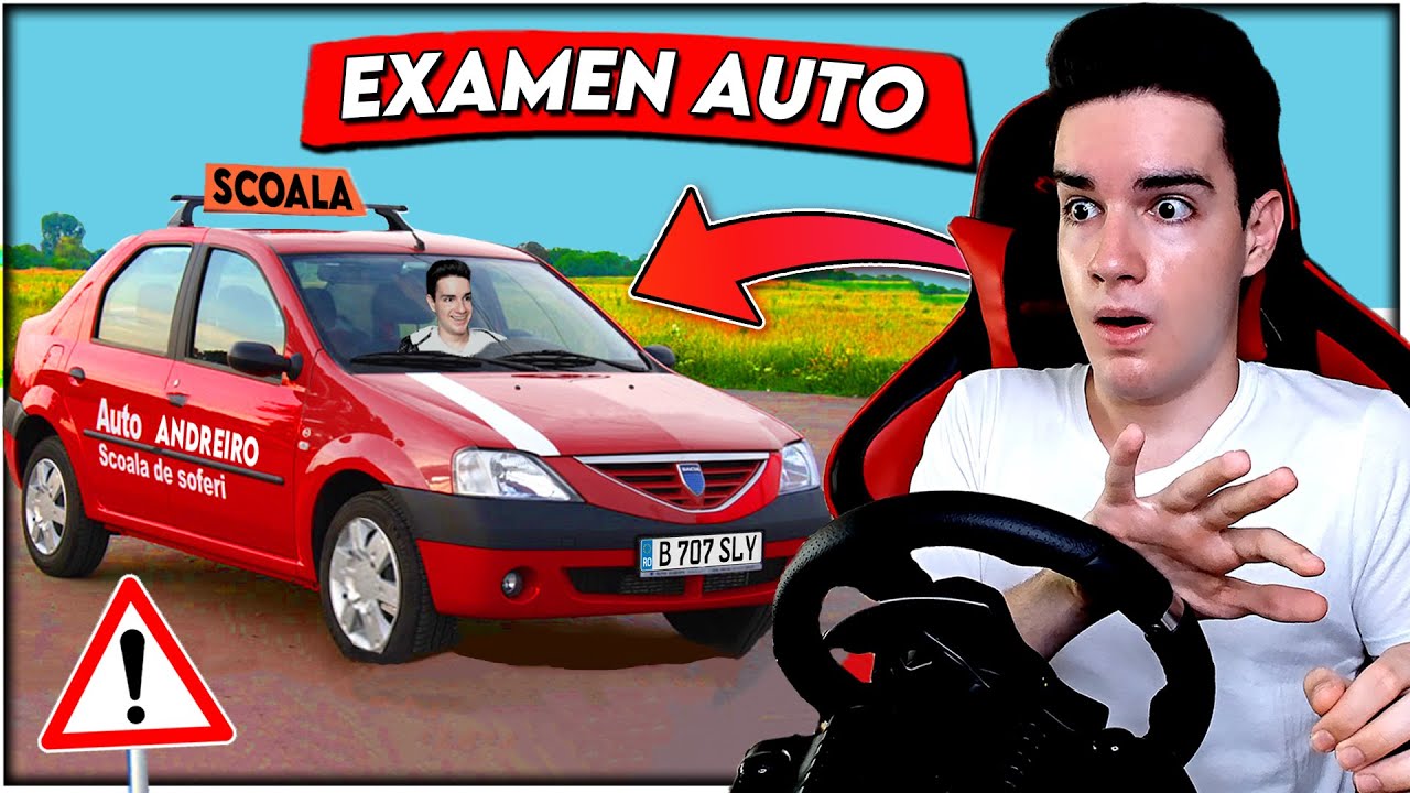 ⛔EXAMEN AUTO cu *VOLANUL* EXERSĂM pentru CarVLOG!