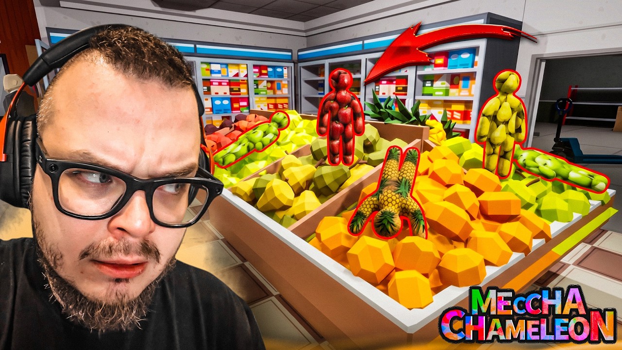 HOW DID HE HIDE LIKE THAT?! CHAMELEON HIDE AND SEEK - IMPOSSIBLE LEVEL! (MECCHA CHAMELEON)