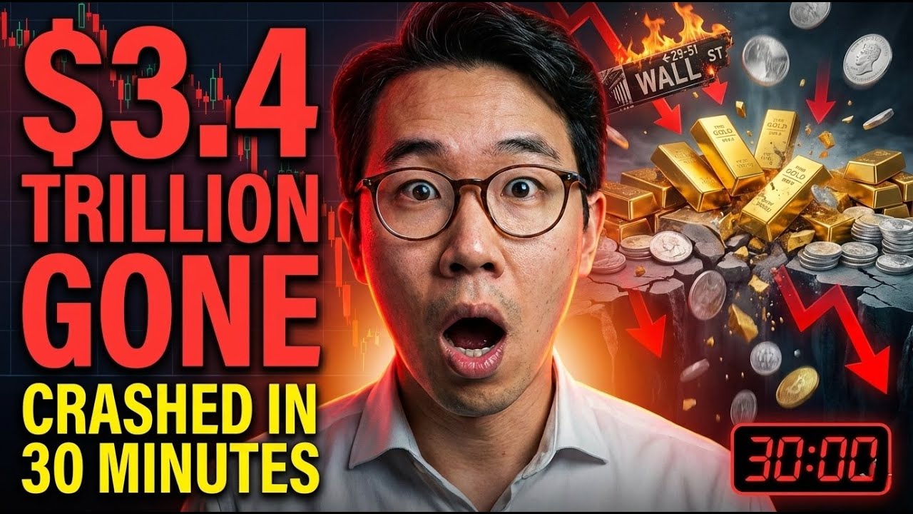 $3.4 TRILLION GONE: Why They Just Crashed Gold & Silver In 30 Minutes (The Truth)