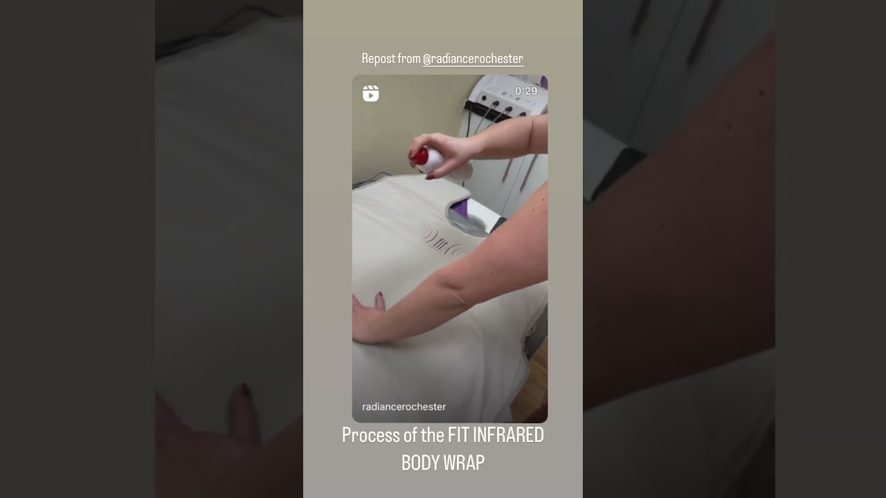 Infrared body wrap treatment process!