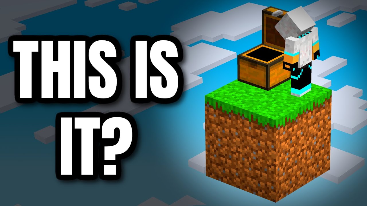 Starting From NOTHING | Let's Play Minecraft Skyblock Episode 1 (Java/Bedrock Server IP)