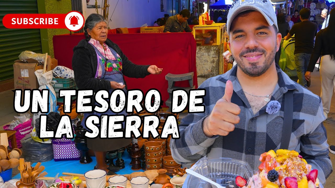 Hoy el uruguayo está en ATEMPAN, como extranjero estoy encantado de los tianguis de México.  