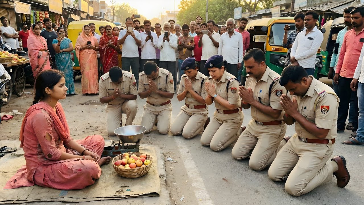आखिर क्यों बड़े बड़े पुलिस अफसर झुक गए एक सेब बेचने वाली गरीब लड़की के सामने...