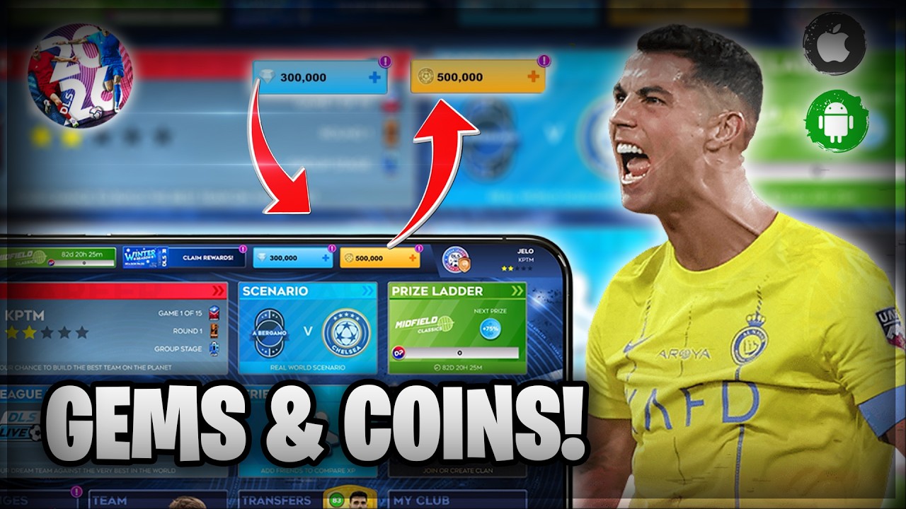 DLS 26 Hack/Mod Apk - How to Get Unlimited Diamonds and Coins on Dream League Soccer (iOS Android)
