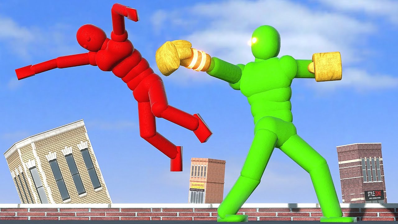 Super Boxer NPC Boss Fights the Smart AI (with Active Ragdoll Physics)