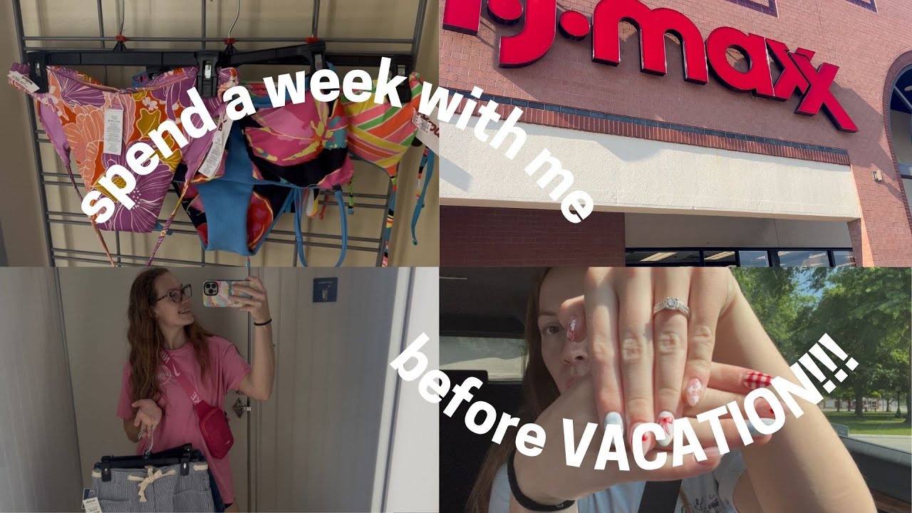 spend a week with me before VACATION!!! /shopping/family time/painting nails + toes/PREP