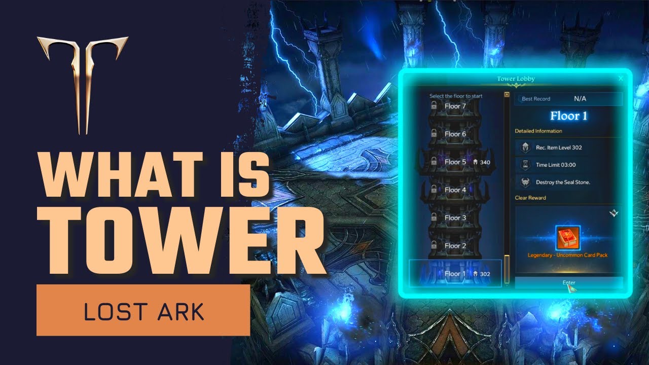 Lost Ark Tower Beginners Guide | New Player Tutorial | Endgame Content | PvE Dungeon 100 Floors