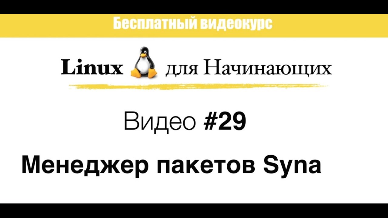 Linux. #29 Менеджер пакетов Synaptic