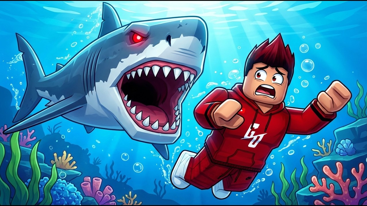 KERJA GILA! AKU CUBA TANGKAP IKAN JERUNG PAKAI TANGAN! (Roblox Malaysia)