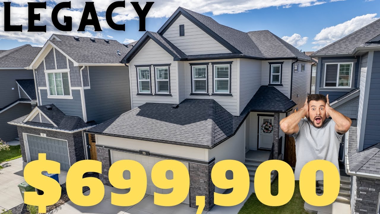Calgary Real Estate - Tour a $699,900 Home in Legacy!