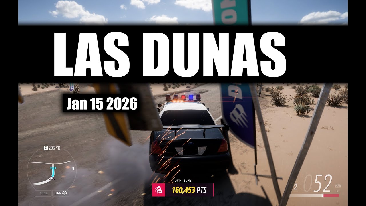 Еженедельное задание в дрифт-зоне Лас-Дунас в Forza Horizon 5 &mdash; как выполнить (15 января 2026 г.)