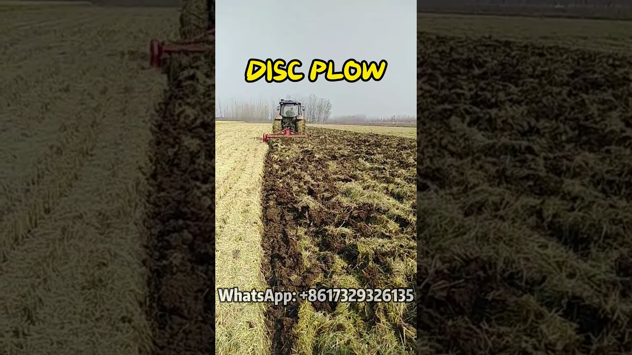 How a Disc Plow Increases Efficiency in Tough Soil Conditions #plowing #farming #agriculture