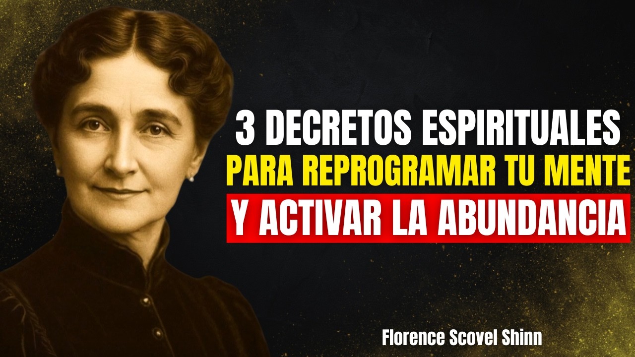 🔴 3 Decretos Espirituales para Reprogramar tu Mente y Activar la Abundancia | Florence Scovel Shinn