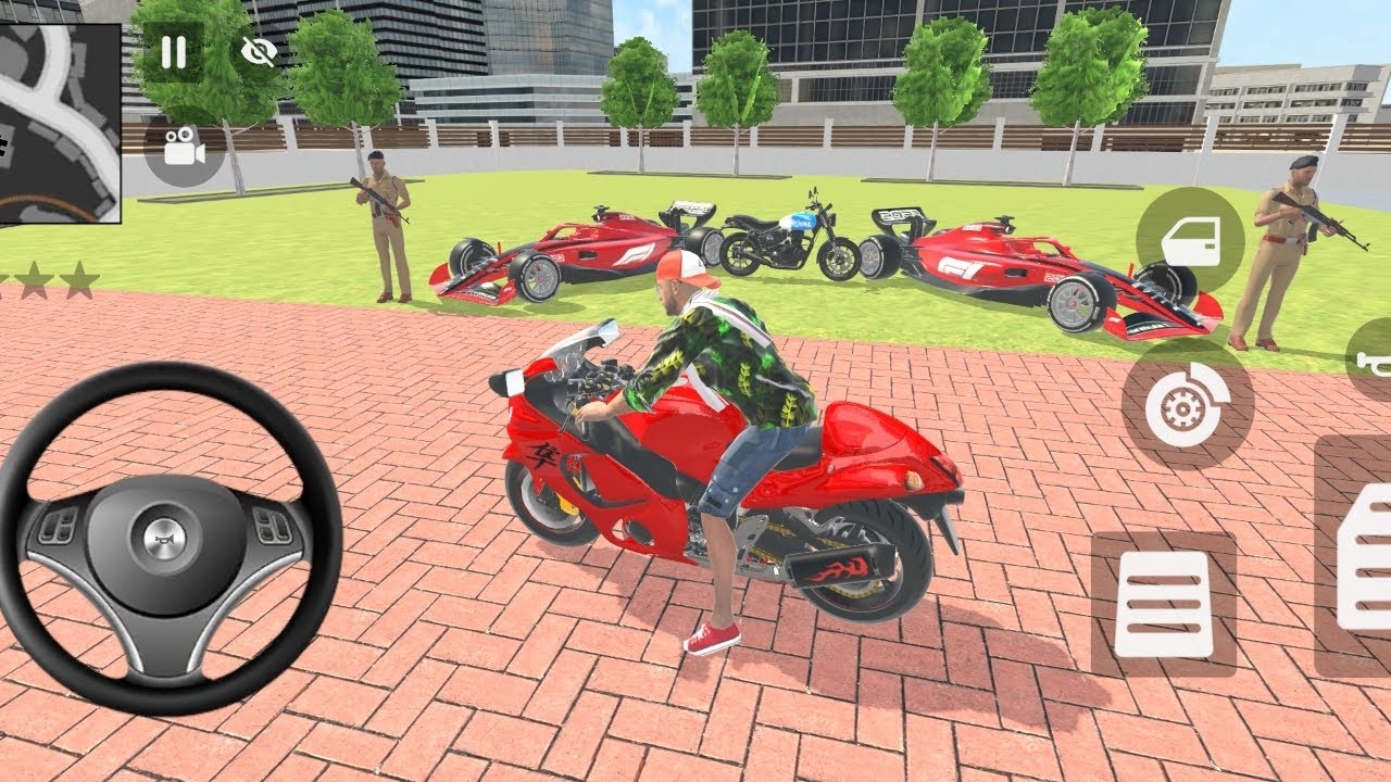 🎮Franklin order by 2️⃣ F1 car and 1️⃣ Royal 👑 Enfield in indian 🇮🇳 theft auto simulator 🎮