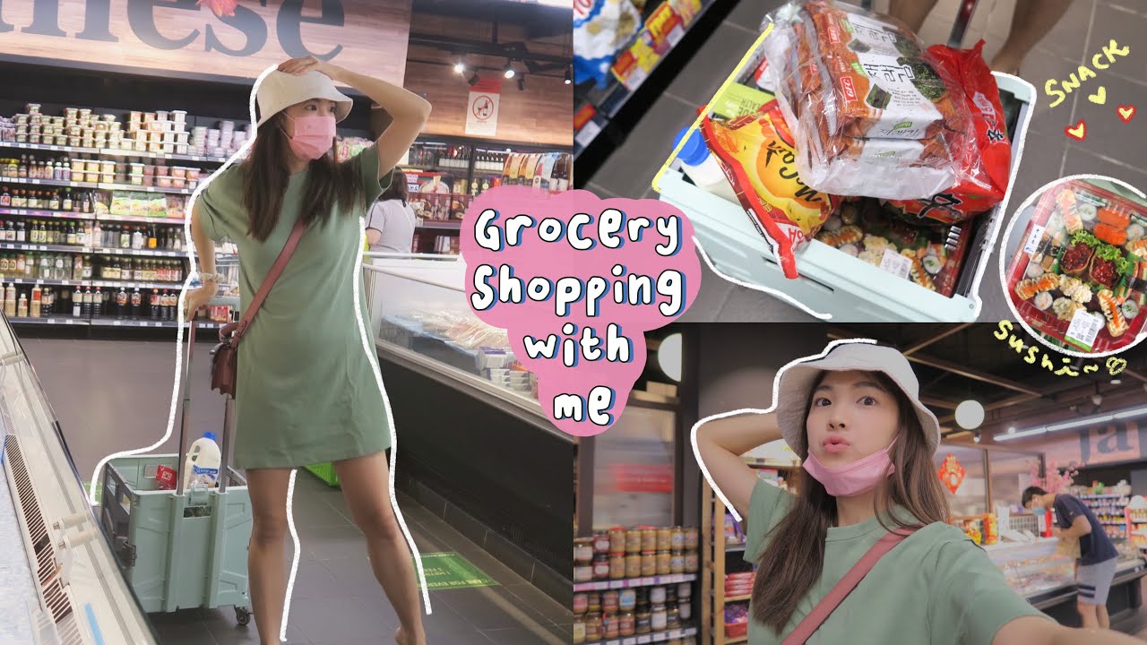 跟我逛超市 🛒 Grocery Shopping with me ~ 买买买！🍣🍜  *eng sub*