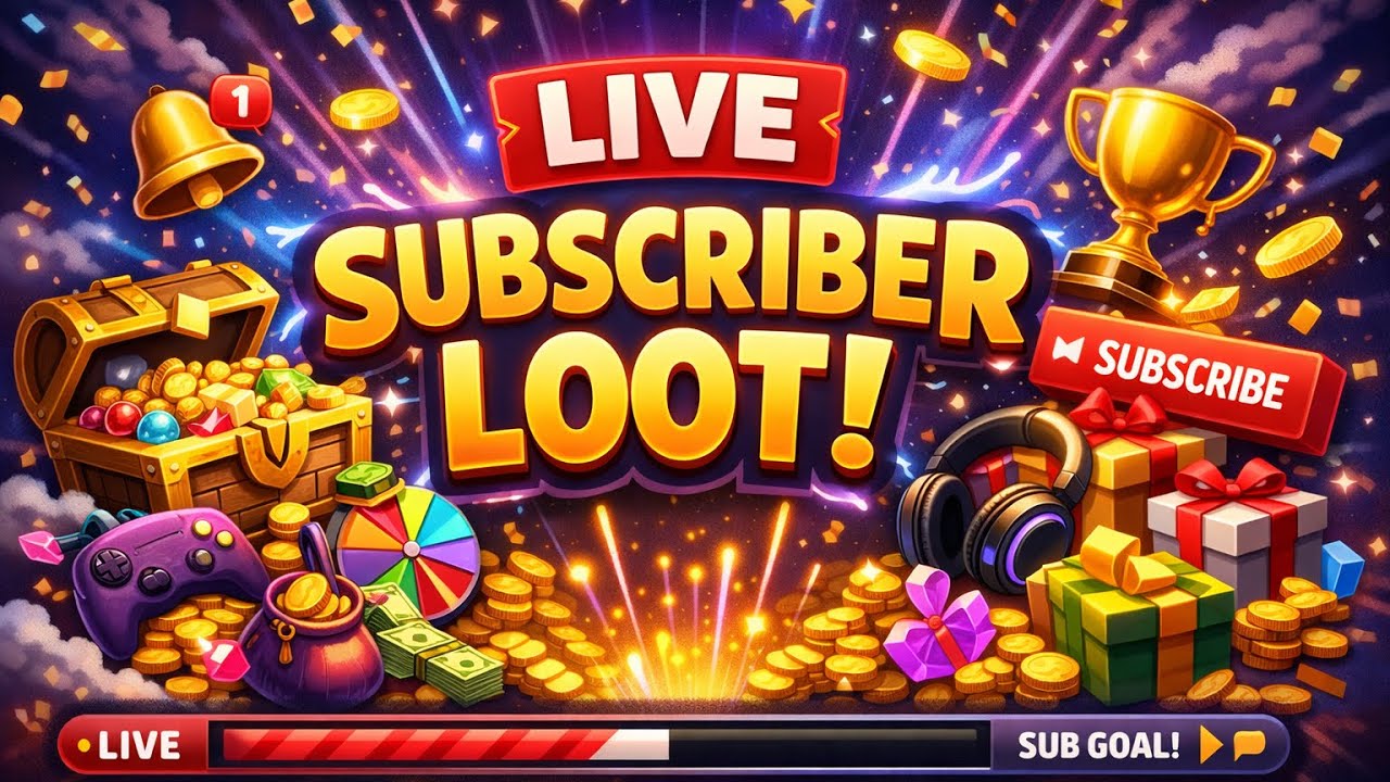 Live subscriber loot💯💯💯💯