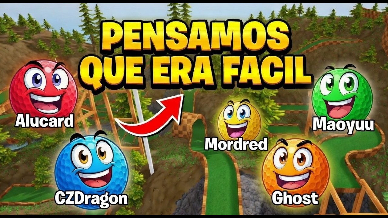 GOLF IT! BAJAR LA MONTAÑA NO ES SENCILLO 🙃⛰️#gaming #golf #risas #gameplay