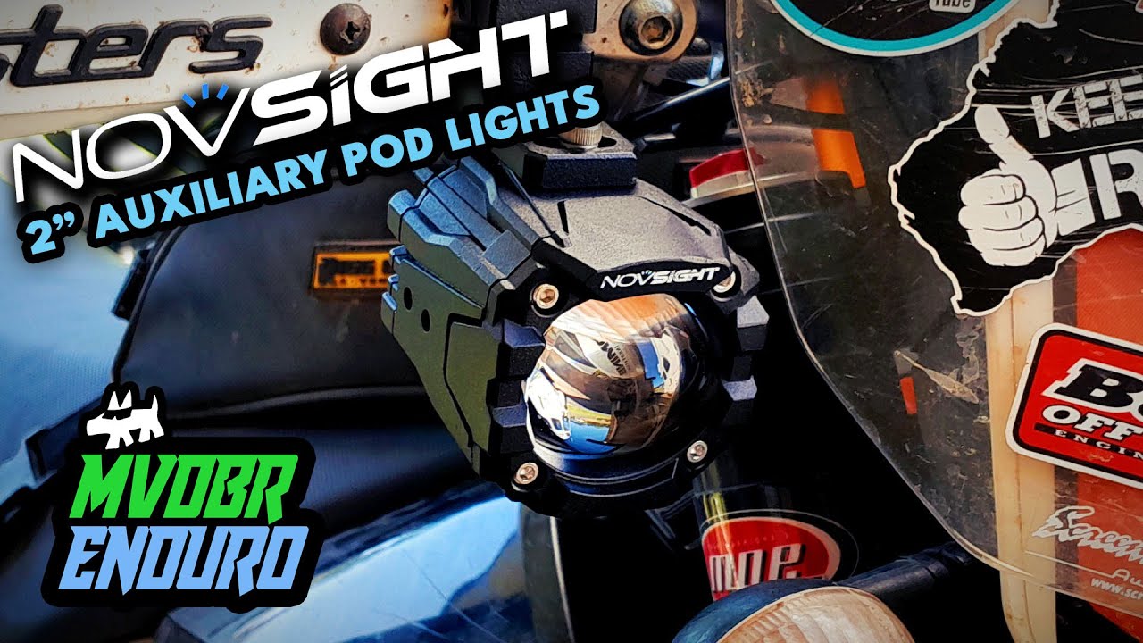 Novsight Cyber 1: 2 Inch Auxiliary Pod Lights Tested