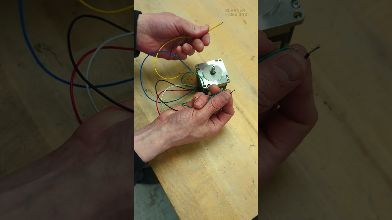 6-проводной шаговый двигатель без схемы