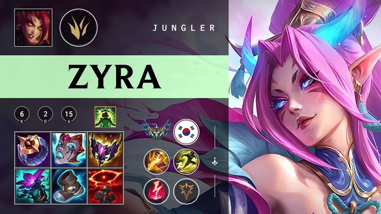 Zyra Jungle vs Zac - KR Challenger Patch 26.05