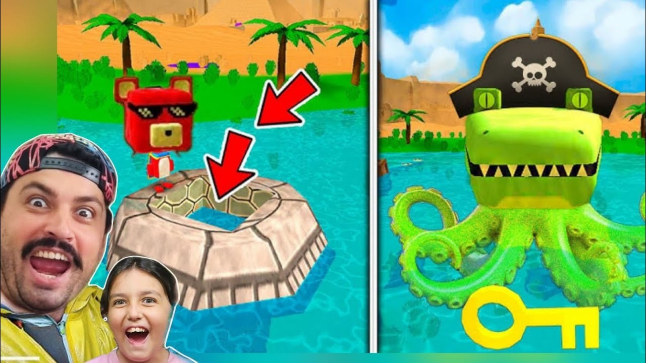 SÜPER AYI DEV TİMSAH CROGONUN MİDESİNDEKİ ANAHTAR 😨 Super Bear Adventure