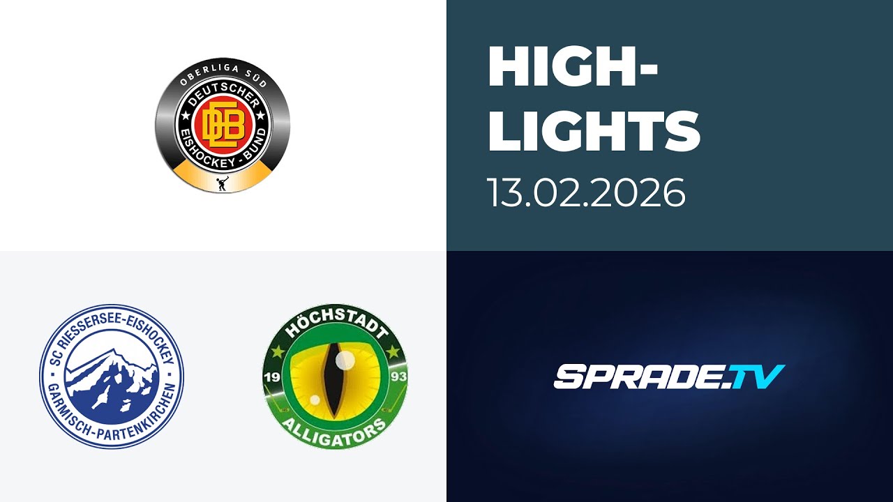 13.02.2026 - Highlights - SC Riessersee vs. Höchstadt Alligators