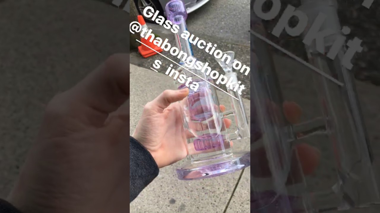video of hydros glass bubbler from thabongshop ig story