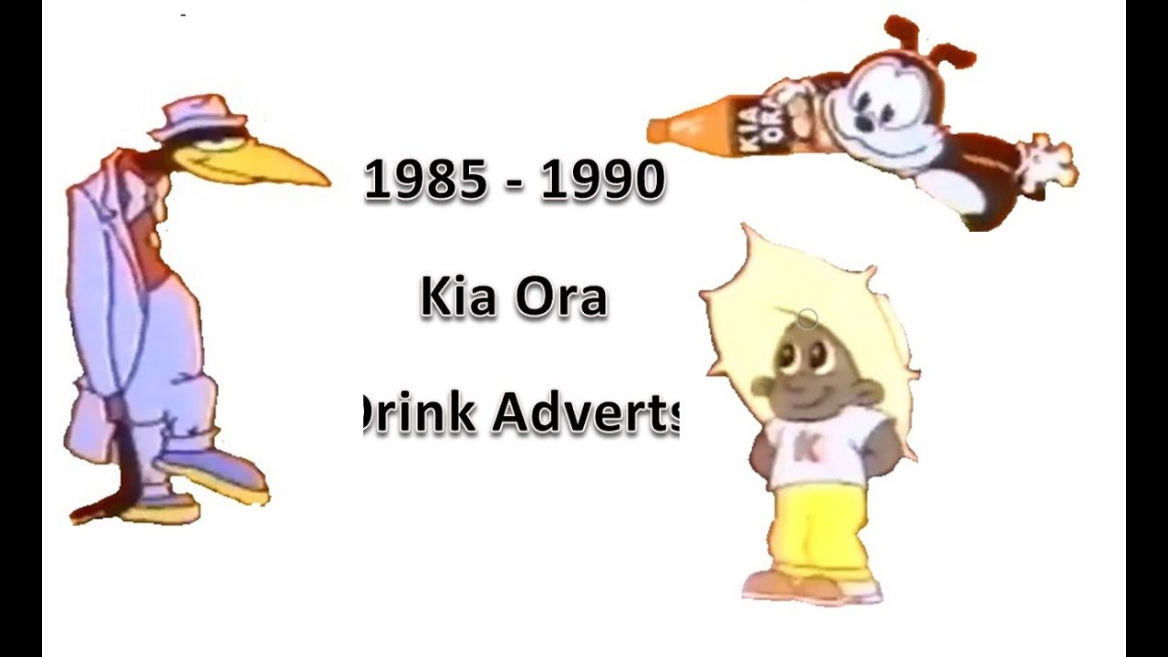 (1985-1990) Подборка рекламы напитков Kia Ora