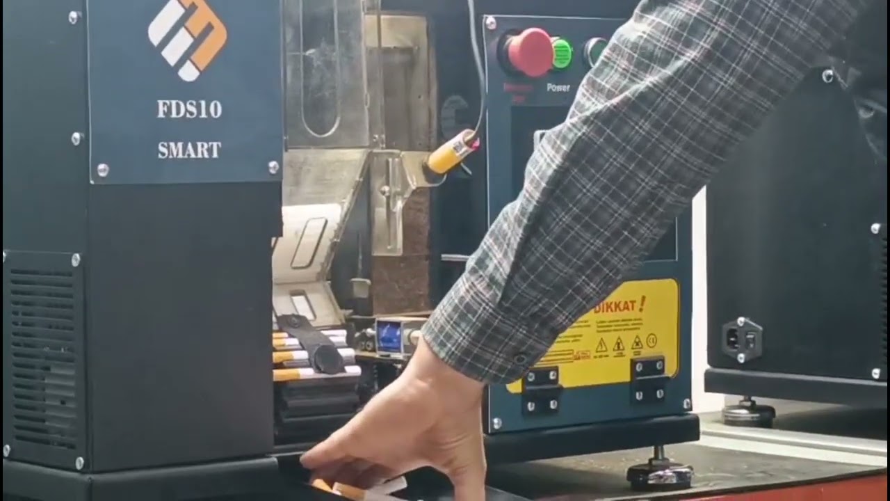 FDS10 SMART - ELEKTRİKLİ SİGARA SARMA MAKİNESİ - SAATTE 8000 ADET (40 KARTON)