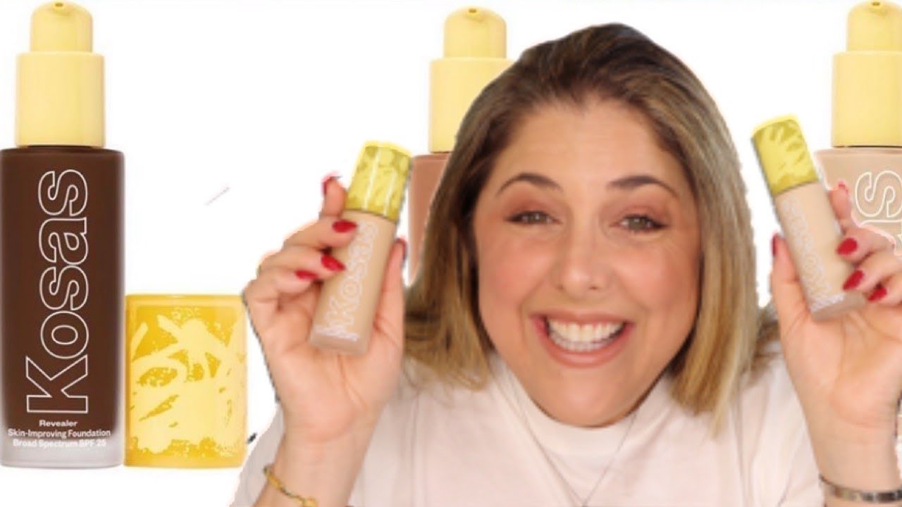 New Kosas Revealer Skin Improving Foundation! Trying 2 Shades!