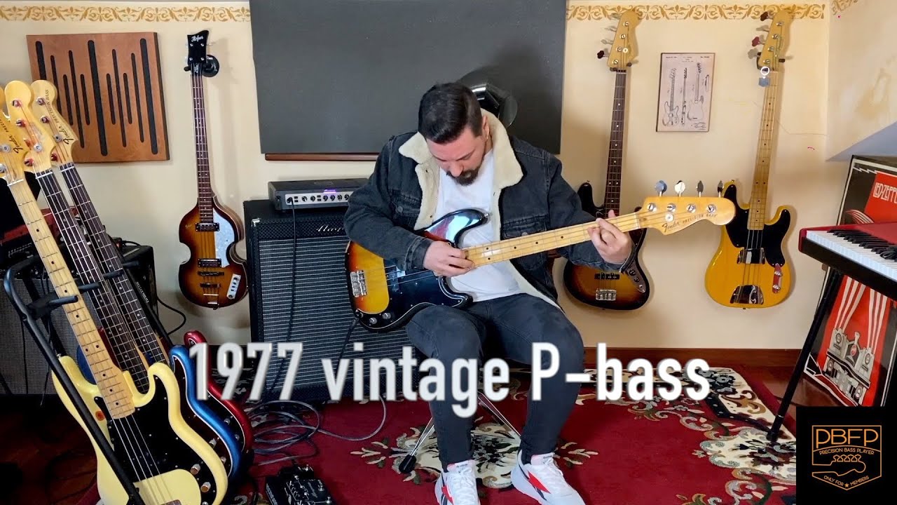 Fender Precision Bass 1977 vintage (Sunburst) - BASS PILLS