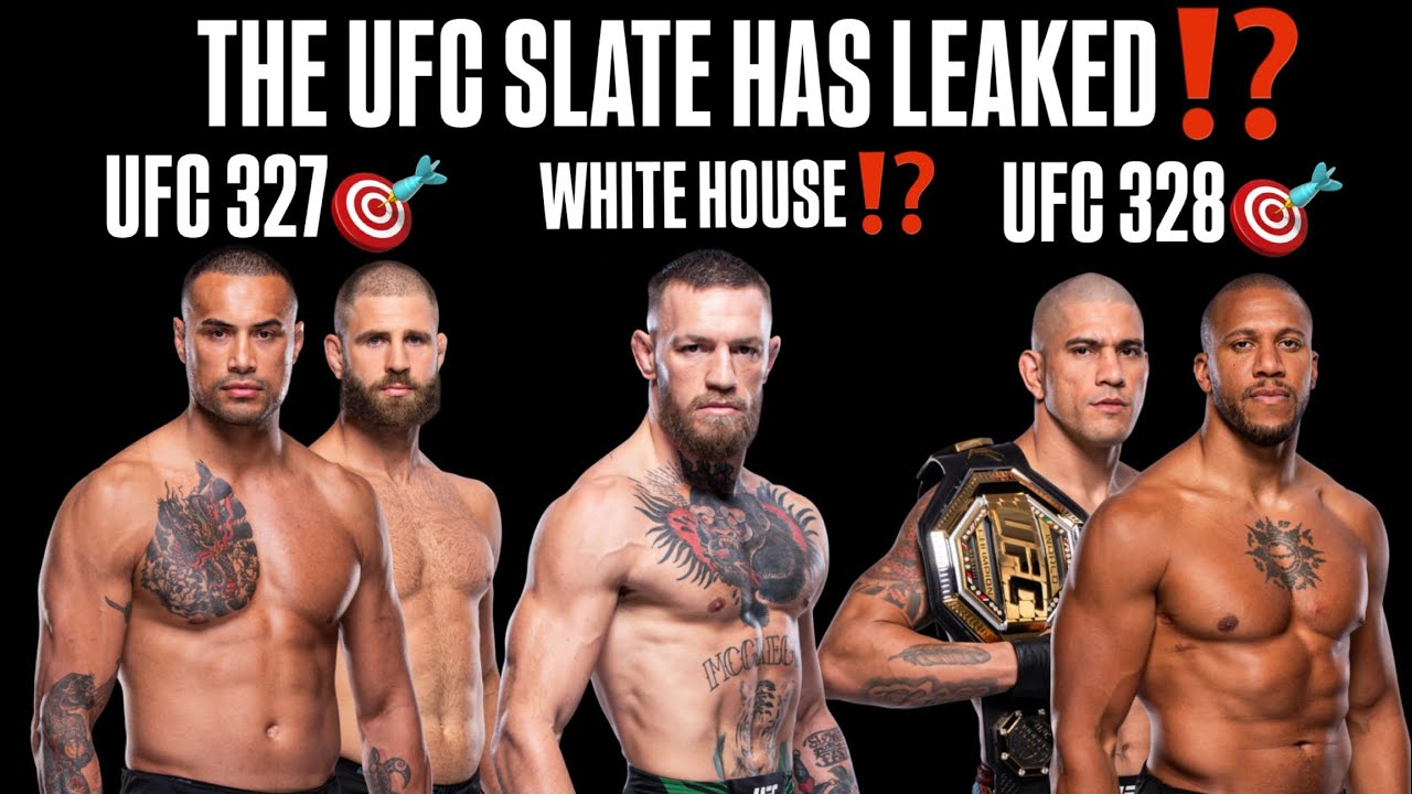 В сеть просочилась информация о следующих номерных турнирах UFC!