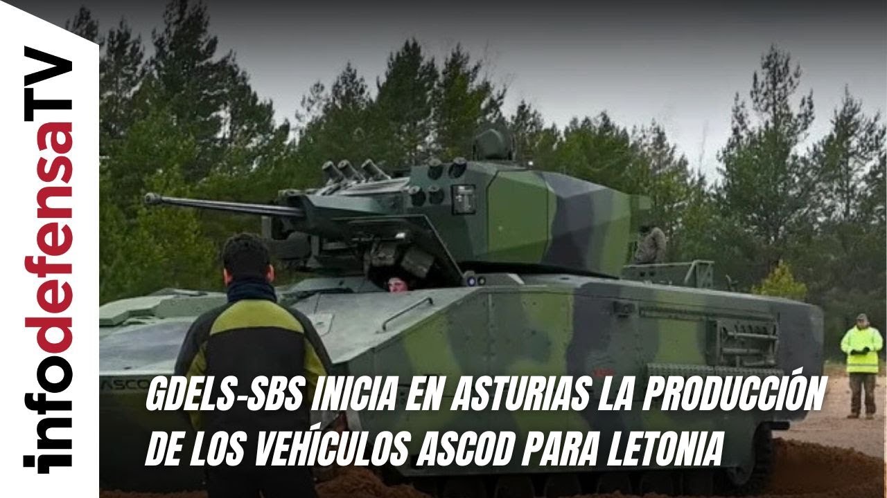 GDELS-SBS inicia en Asturias la producción de los vehículos Ascod para Letonia