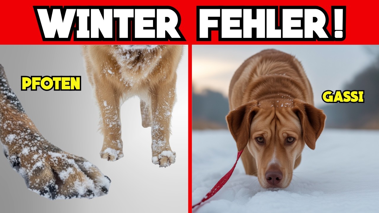 6 Fehler bei KALTEM Wetter, die deinem Hund SCHMERZEN bereiten!⚡️