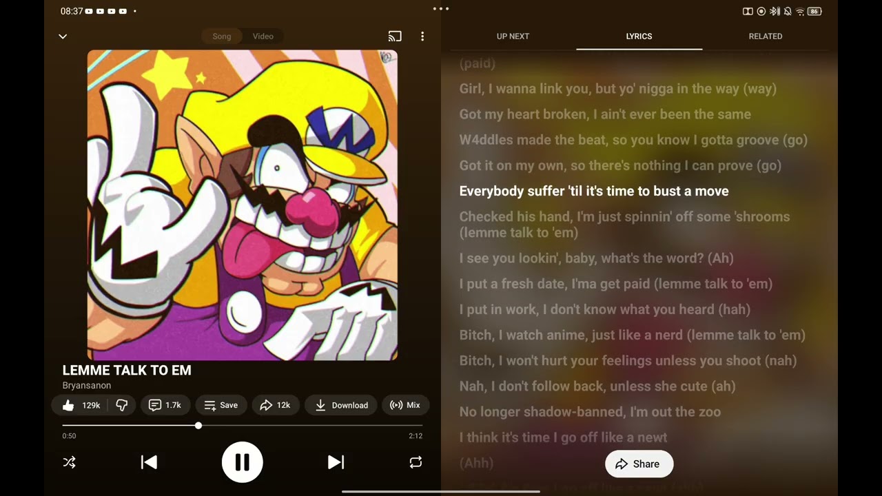 Bryansanon - LEMME TALK TO EM lyrics 